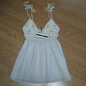 Miss Me croshaded tank top